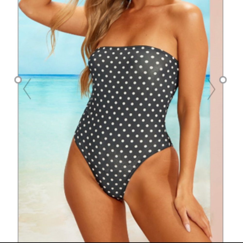 Sexy Strapless Swim Suit